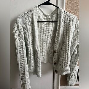 Aeropostale Cropped Knitted Cardigan